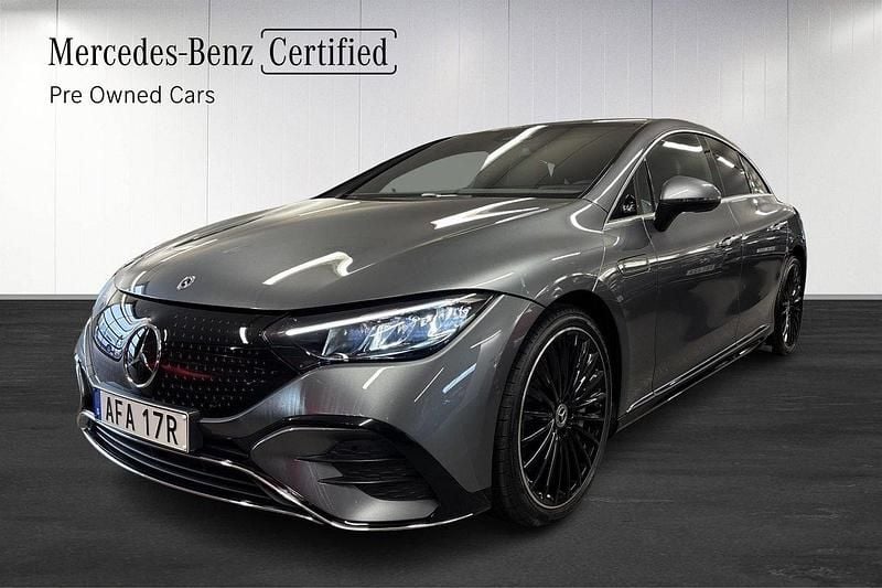 Grå Begagnad 2024 Mercedes EQE350 AMG line Sedan | 627 000 kr (Superpris) - Bild 1/4