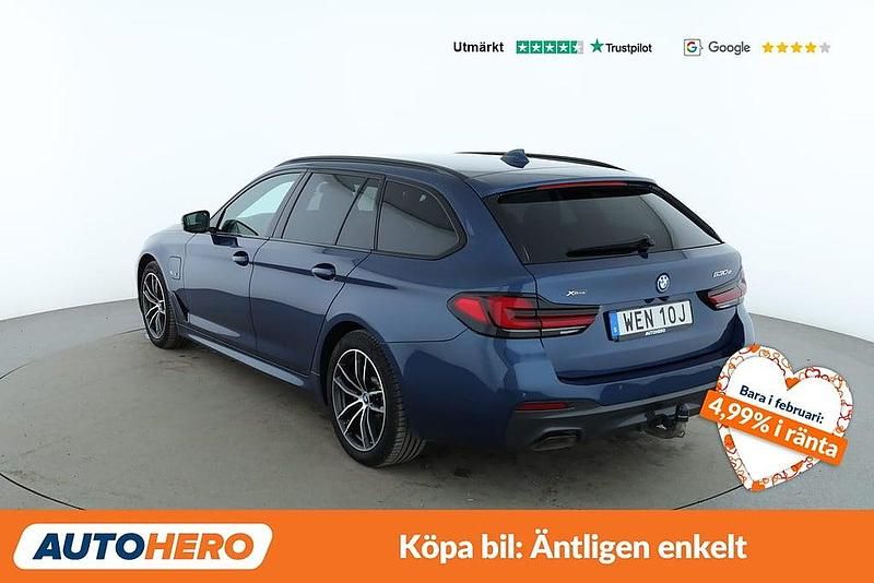 Begagnad BMW 530e M Sport 292 HK (214 kW) 2022 Blå Kombi