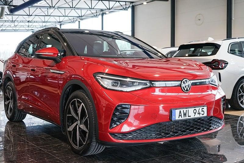 Begagnad VW ID.4 GTX 219 kW (299 HK) 2021 Röd SUV