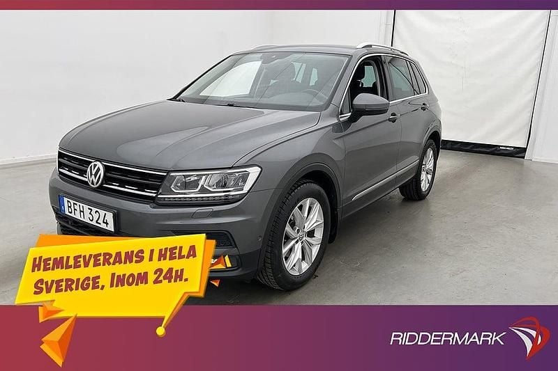 Silver Begagnad 2018 VW Tiguan SUV | 219 800 kr (Marknadspris) - Bild 1/3