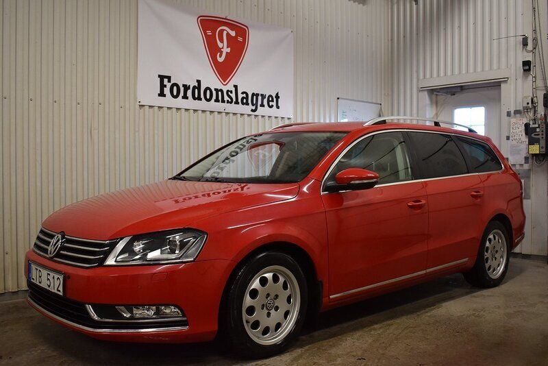 Röd Begagnad 2011 VW Passat Kombi | 114 900 kr (Marknadspris) - Bild 1/4