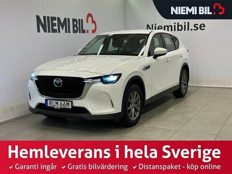 Vit Begagnad 2022 Mazda CX-60 SUV | 409 900 kr (Lite dyr) - Bild 1/3
