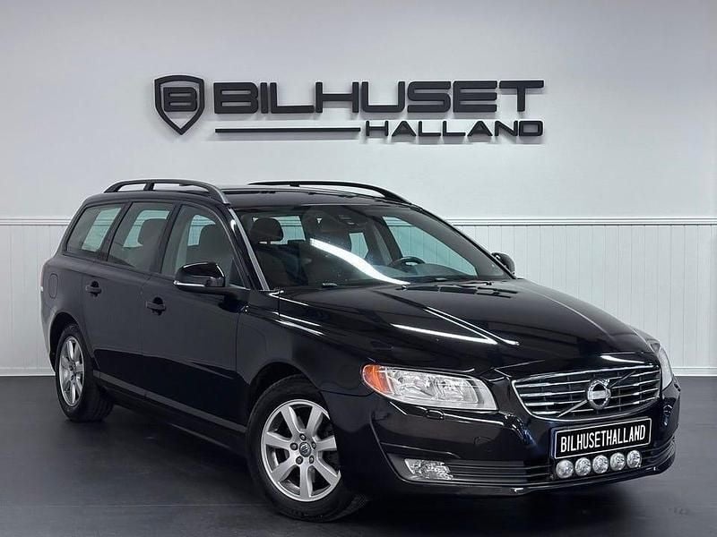 Svart Begagnad 2014 Volvo V70 Kinetic Kombi | 119 900 kr (Marknadspris) - Bild 1/4
