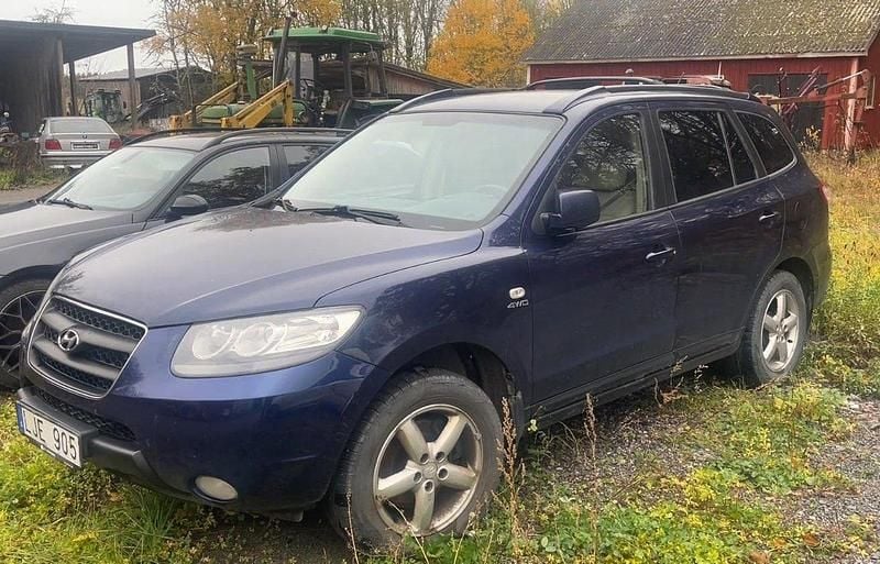 Blå Begagnad 2007 Hyundai Santa Fe SUV | 25 000 kr (Marknadspris) - Bild 1/3