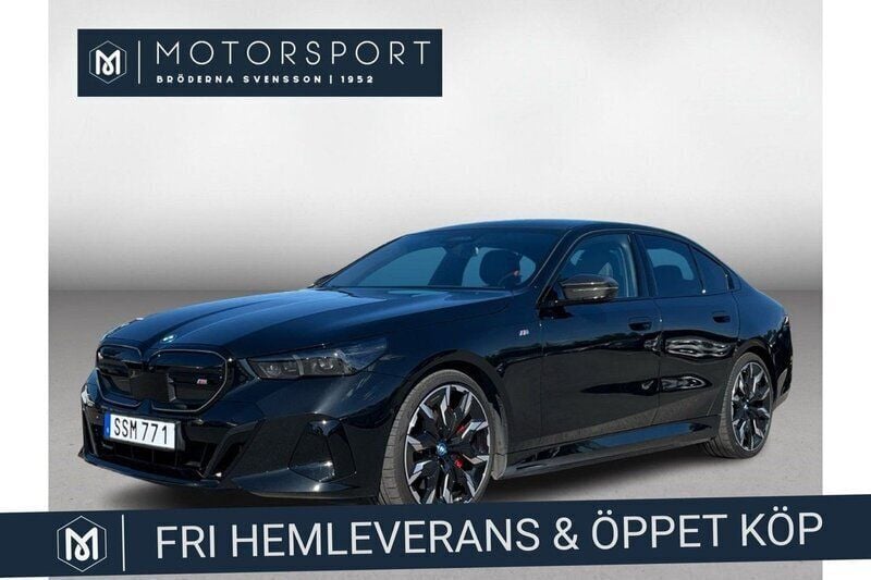 Svart Begagnad 2023 BMW i5 M Sport Sedan | 839 900 kr - Bild 1/3