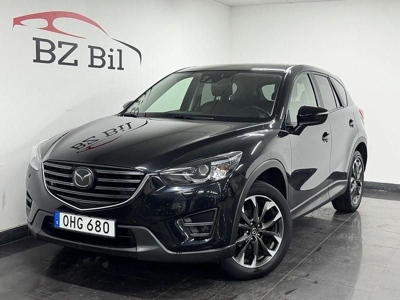 Svart Begagnad 2017 Mazda CX-5 Optimum SUV | 209 900 kr (Bra pris) - Bild 1/4