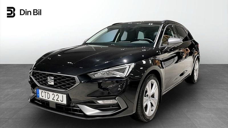 Svart Begagnad 2020 Seat Leon FR Kombi | 219 900 kr (Marknadspris) - Bild 1/4