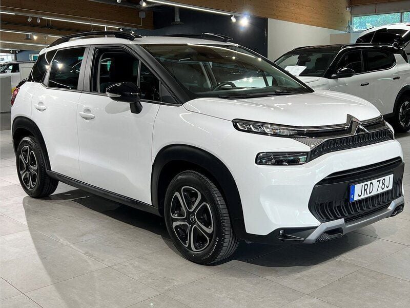 Vit banquise Begagnad 2021 Citroën C3 Aircross Feel SUV | 174 900 kr (Marknadspris) - Bild 1/4