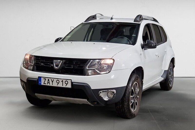 Vit Begagnad 2017 Dacia Duster SUV | 104 900 kr (Bra pris) - Bild 1/3