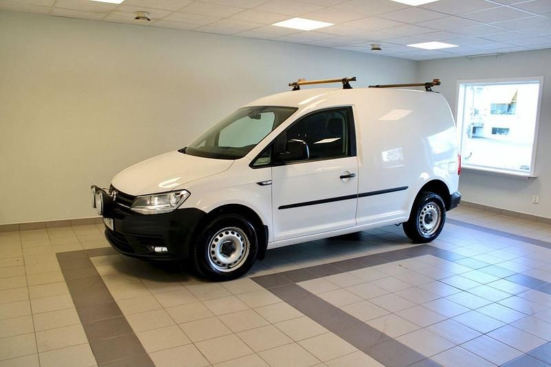 Vit Begagnad 2020 VW Caddy Minibuss | 199 900 kr (Bra pris) - Bild 1/4