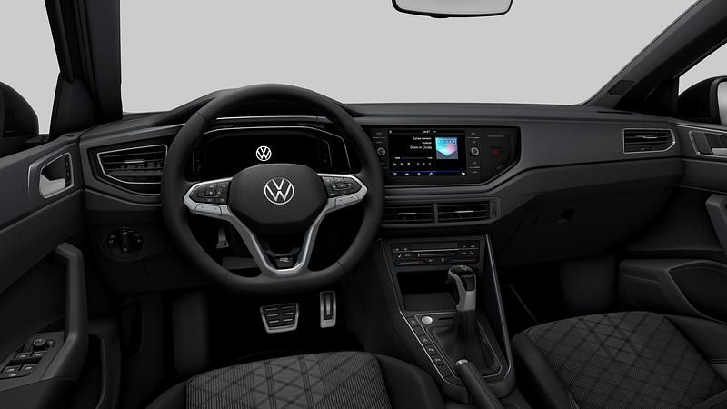 Svart (deep black pearl) Begagnad 2023 VW Taigo R-line SUV | 264 900 kr (Marknadspris) - Bild 1/3
