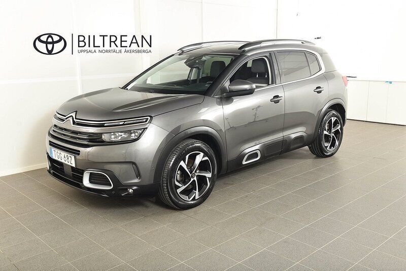 Grå (grå metallic) Begagnad 2019 Citroën C5 Aircross PureTech SUV | 204 900 kr (Superpris) - Bild 1/4