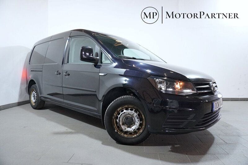 Svart Begagnad 2016 VW Caddy Maxi Minibuss | 109 900 kr (Lite dyr) - Bild 1/4