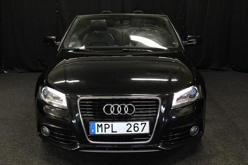 Begagnad Audi A3 Cabriolet Comfort 140 HK (102 kW) 2010 Svart Cab