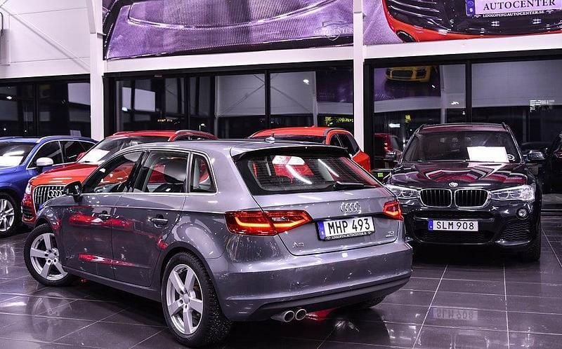 Begagnad Audi A3 Sportback Ambition 184 HK (135 kW) 2016 Grå Halvkombi