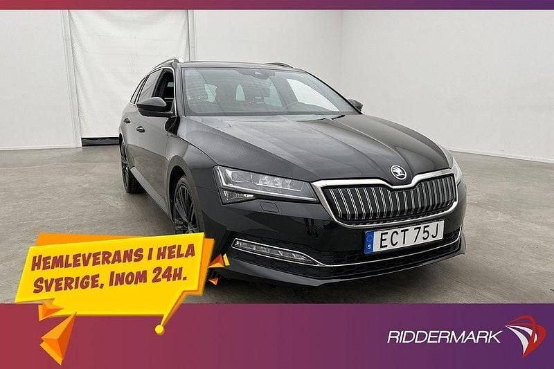 Svart Begagnad 2020 Skoda Superb LAURIN & KLEMENT Kombi | 289 800 kr (Marknadspris) - Bild 1/3