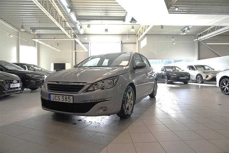 Begagnad Peugeot 308 Active 131 HK (96 kW) 2015 Grå Halvkombi