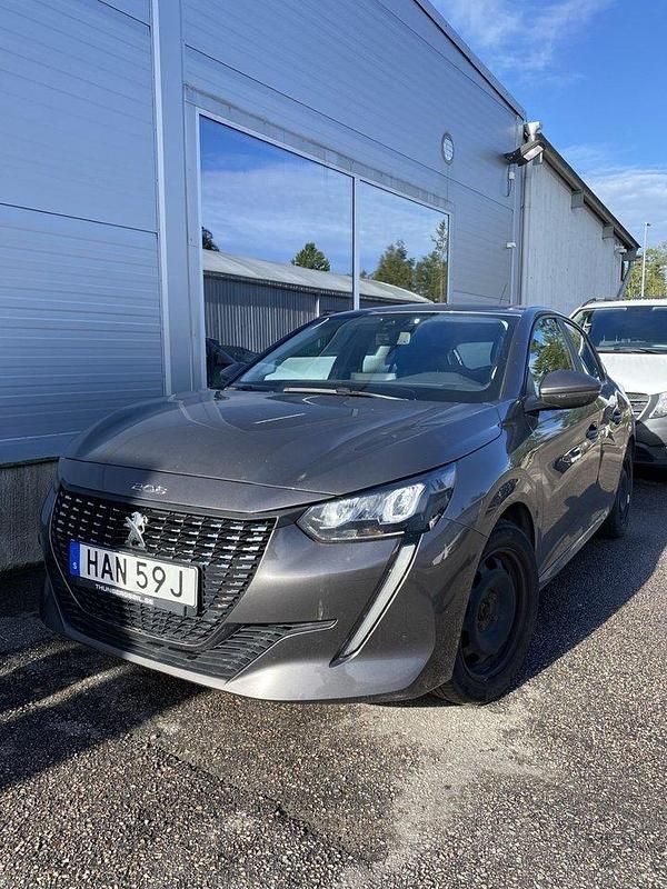 Grå Begagnad 2020 Peugeot 208 Halvkombi | 129 900 kr (Marknadspris) - Bild 1/2