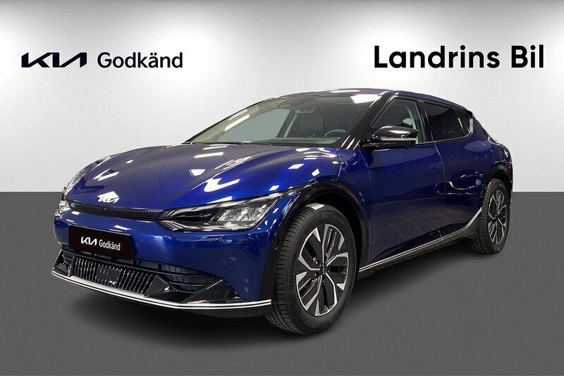 Blå (yacht blue) Begagnad 2023 Kia EV6 2 SUV | 429 000 kr (Bra pris) - Bild 1/4