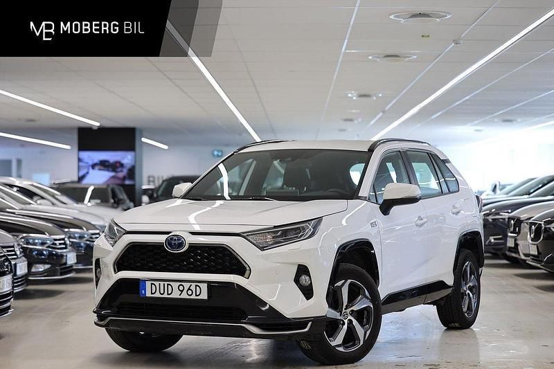 Vit Begagnad 2021 Toyota RAV4 Hybrid Active SUV | 359 900 kr (Marknadspris) - Bild 1/3