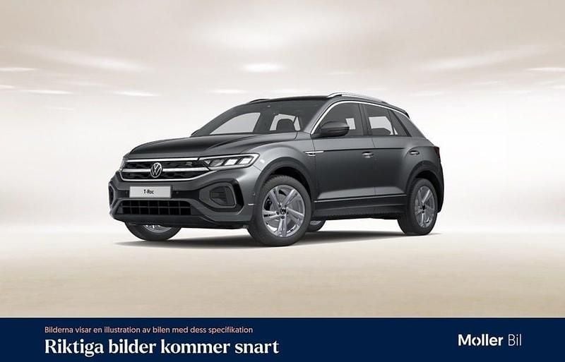 Indium grey metallic Begagnad 2023 VW T-Roc R-line SUV | 359 900 kr (Marknadspris) - Bild 1/4