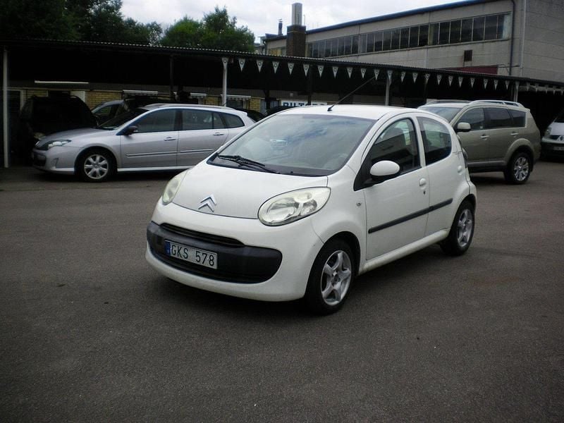 Vit Begagnad 2008 Citroën C1 Halvkombi | 19 500 kr (Marknadspris) - Bild 1/4