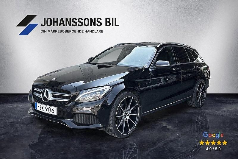 Svart Begagnad 2017 Mercedes C220 Avantgarde Kombi | 219 900 kr (Marknadspris) - Bild 1/4