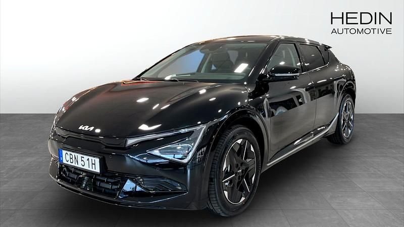 Svart (black) Ny 2025 Kia EV6 Plus SUV | 665 400 kr (Dyr) - Bild 1/4