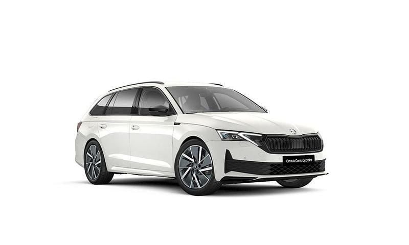 Vit Ny 2025 Skoda Octavia SportLine Kombi | 435 000 kr (Dyr) - Bild 1/4