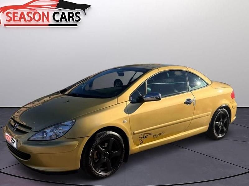 Ljusgul Begagnad 2003 Peugeot 307 CC Cab | 34 900 kr (Marknadspris) - Bild 1/3
