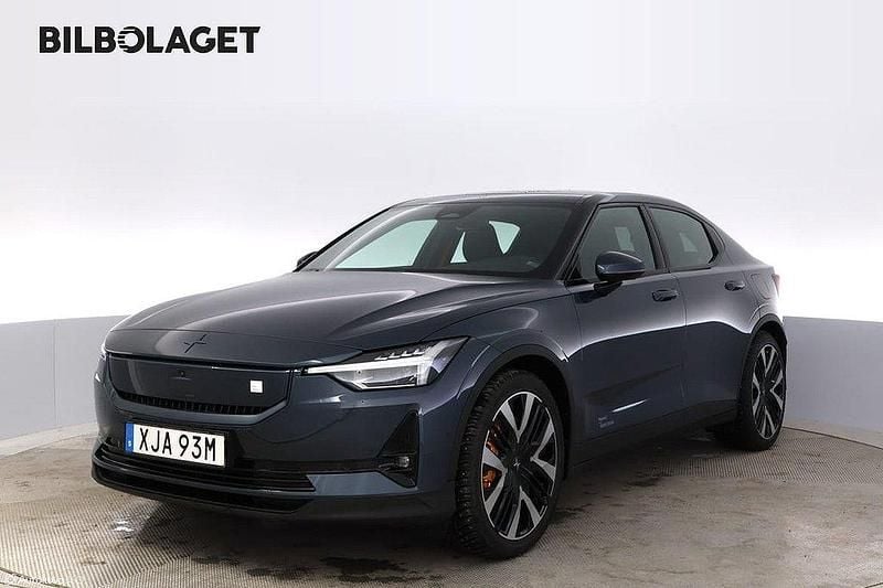 Mörkblå Ny 2024 Polestar 2 Performance Sedan | 639 500 kr - Bild 1/4
