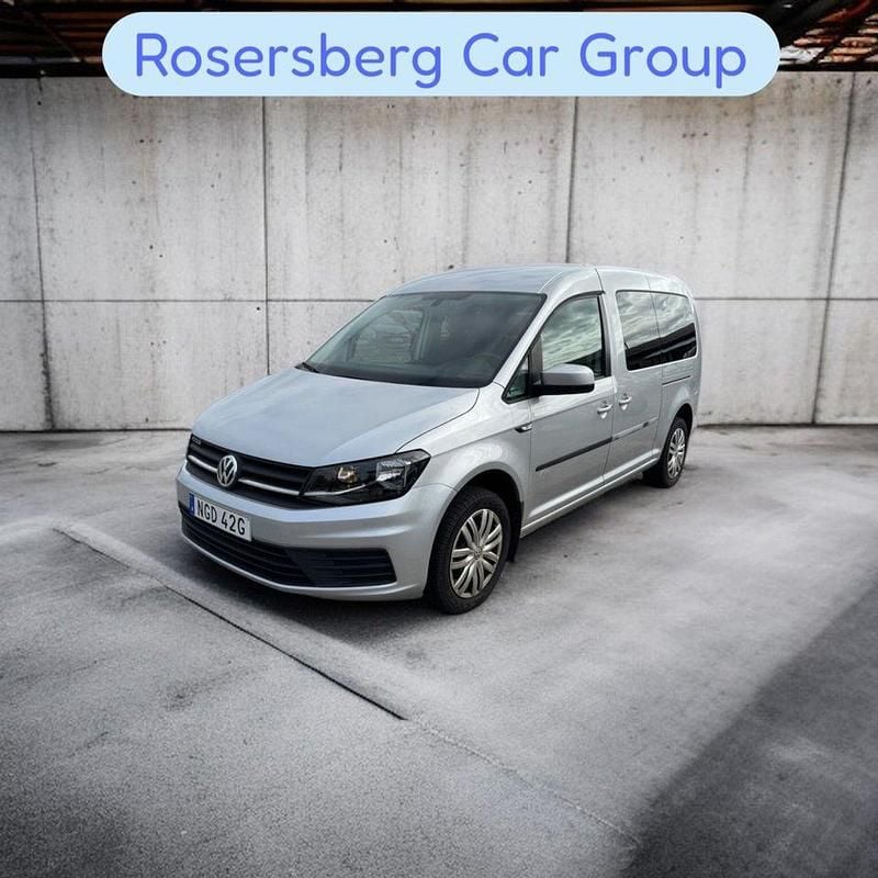 Silver Begagnad 2020 VW Caddy Maxi Life Life Minibuss | 224 875 kr - Bild 1/4