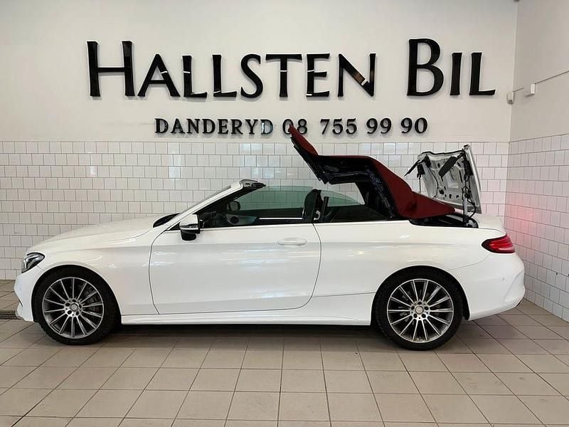 Begagnad Mercedes C200 AMG 184 HK (135 kW) 2016 Vit Cab