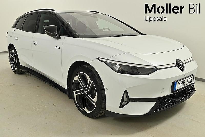 Vit Begagnad 2025 VW ID.7 GTX Kombi | 569 900 kr (Bra pris) - Bild 1/4