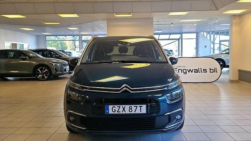 Begagnad Citroën C4 SpaceTourer Exclusive 131 HK (96 kW) 2019 Blå (blå metallic) Minibuss