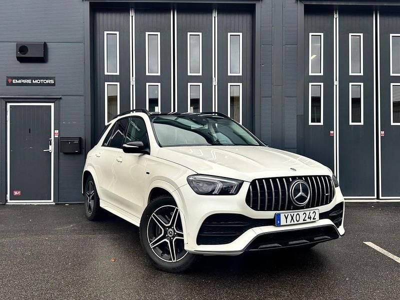Vit Begagnad 2020 Mercedes GLE350 AMG line SUV | 549 900 kr (Bra pris) - Bild 1/4