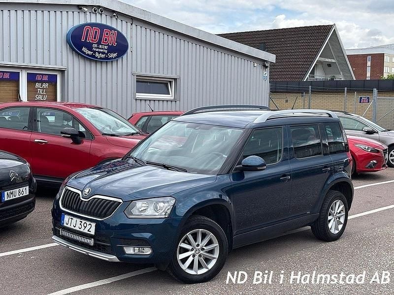 Mörkblå (blå metallic) Begagnad 2015 Skoda Yeti Business Line SUV | 119 000 kr (Marknadspris) - Bild 1/4