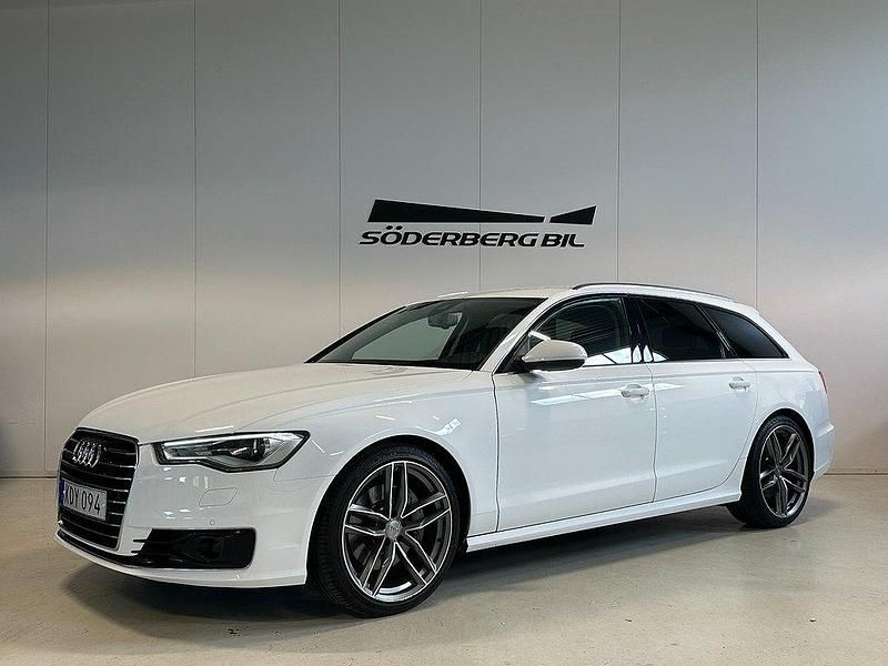 Vit Begagnad 2015 Audi A6 Sport Kombi | 169 800 kr (Marknadspris) - Bild 1/4