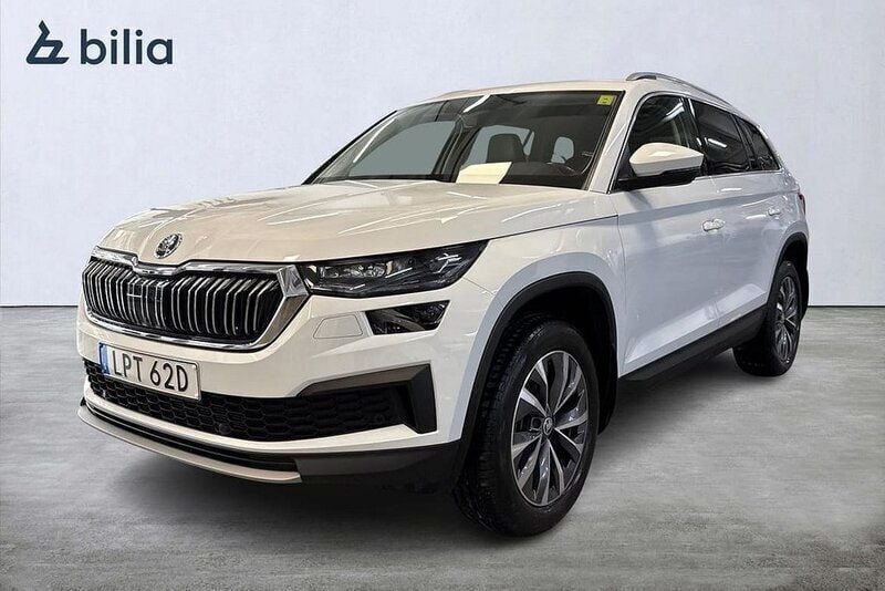 Vit Begagnad 2022 Skoda Kodiaq Style SUV | 365 000 kr (Bra pris) - Bild 1/3