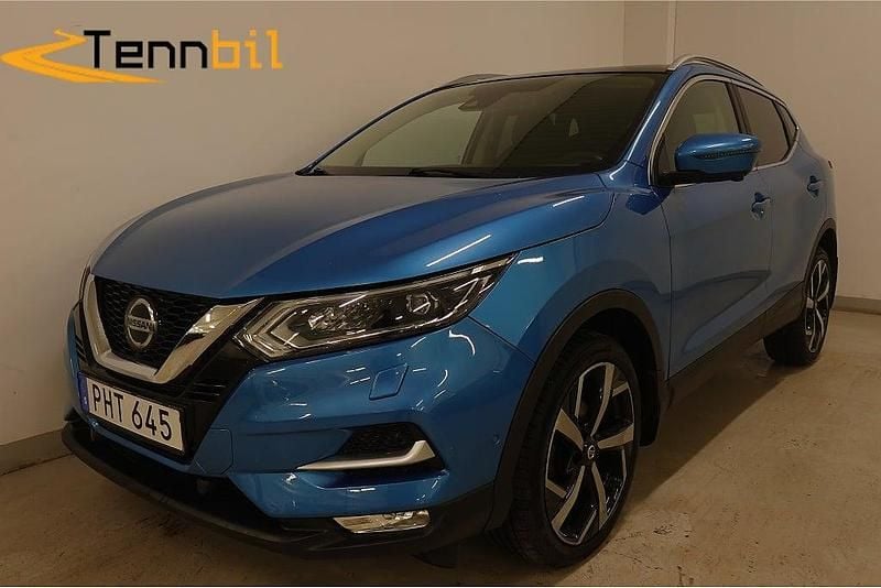 Blå Begagnad 2018 Nissan Qashqai 360º SUV | 129 900 kr (Bra pris) - Bild 1/4