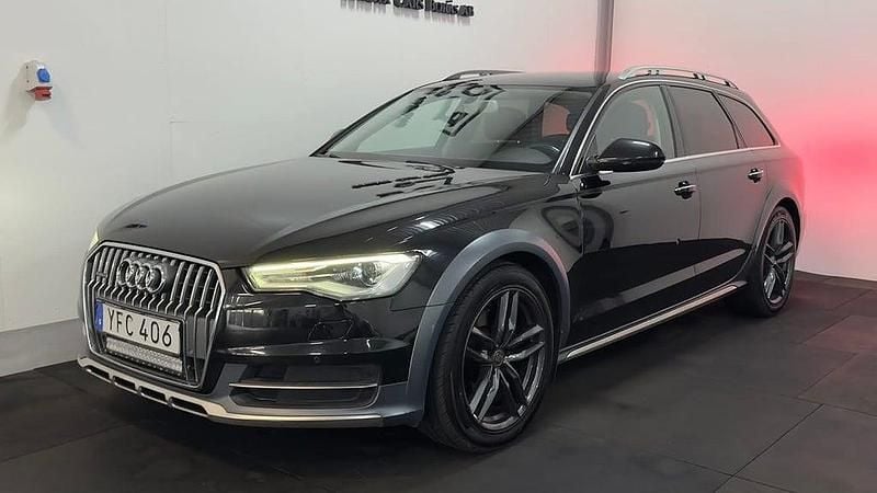 Svart Begagnad 2016 Audi A6 Allroad Ambition Kombi | 199 900 kr (Marknadspris) - Bild 1/4