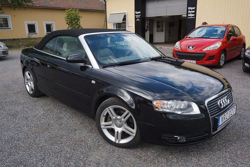 Svart Begagnad 2007 Audi A4 Cab | 74 900 kr - Bild 1/4