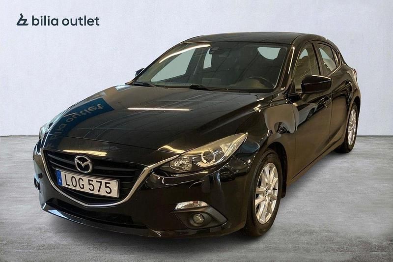 Svart Begagnad 2014 Mazda 3 Inclusive Halvkombi | 119 800 kr (Marknadspris) - Bild 1/3