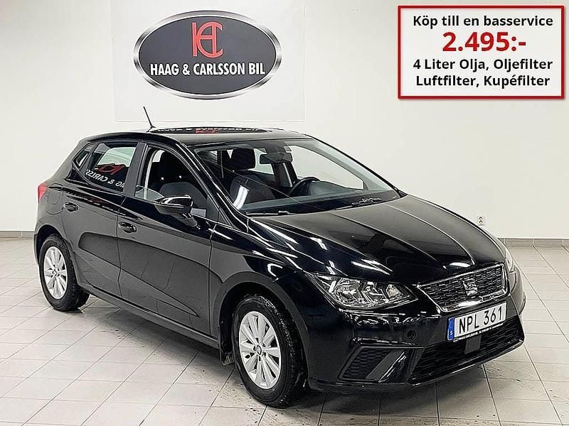 Begagnad Seat Ibiza 95 HK (69 kW) 2018 Svart Halvkombi
