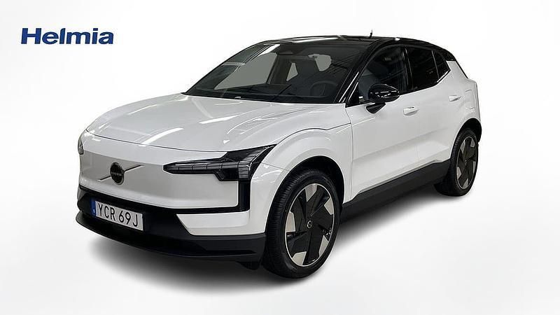 Vit Ny 2024 Volvo EX30 Single Motor Extended Range SUV | 484 900 kr (Marknadspris) - Bild 1/4
