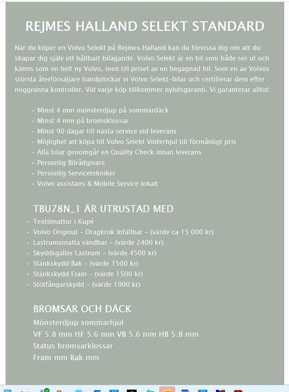 Begagnad Volvo V60 Ultra 349 HK (256 kW) 2024 Svart Kombi