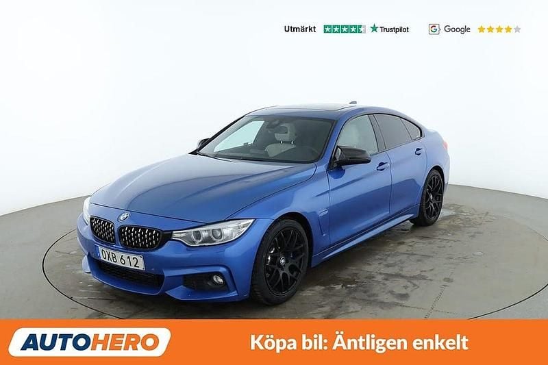 Begagnad BMW 428 Gran Coupé M Sport 248 HK (182 kW) 2015 Blå Sportkupé