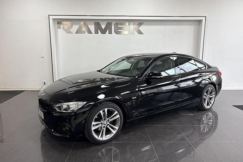 Svart Begagnad 2015 BMW 418 Gran Coupé Sport Line Sportkupé | 184 000 kr - Bild 1/4