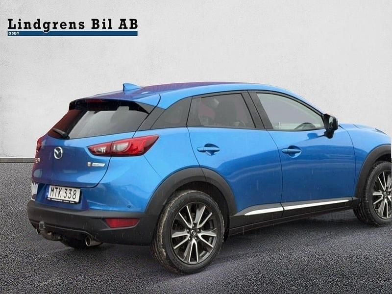 Begagnad Mazda CX-3 Optimum 150 HK (110 kW) 2015 Blå SUV