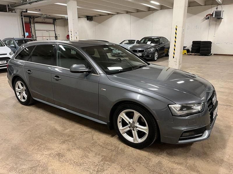 Grå Begagnad 2013 Audi A4 S-Line Kombi | 109 800 kr (Marknadspris) - Bild 1/4